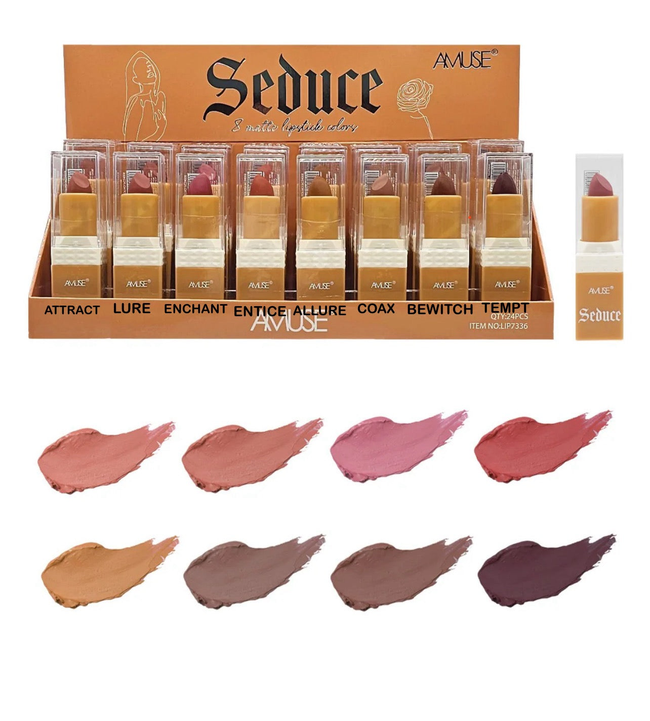 Amuse Seduce Matte Lipstick- LURE