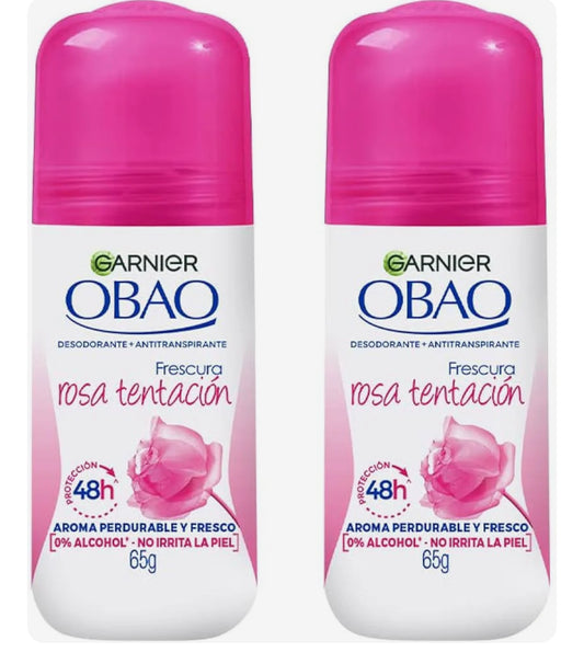 Garnier Obao Roll-On Deodorant - Rosa Tentacion For Women