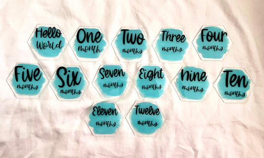 Blue Baby Milestones Discs